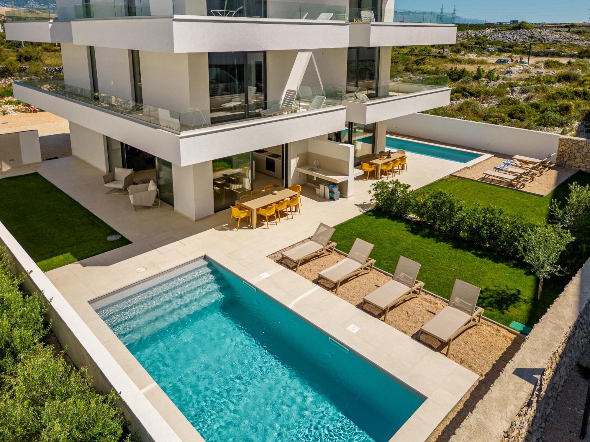 Villa Arenisca Novalja Buitenkant foto