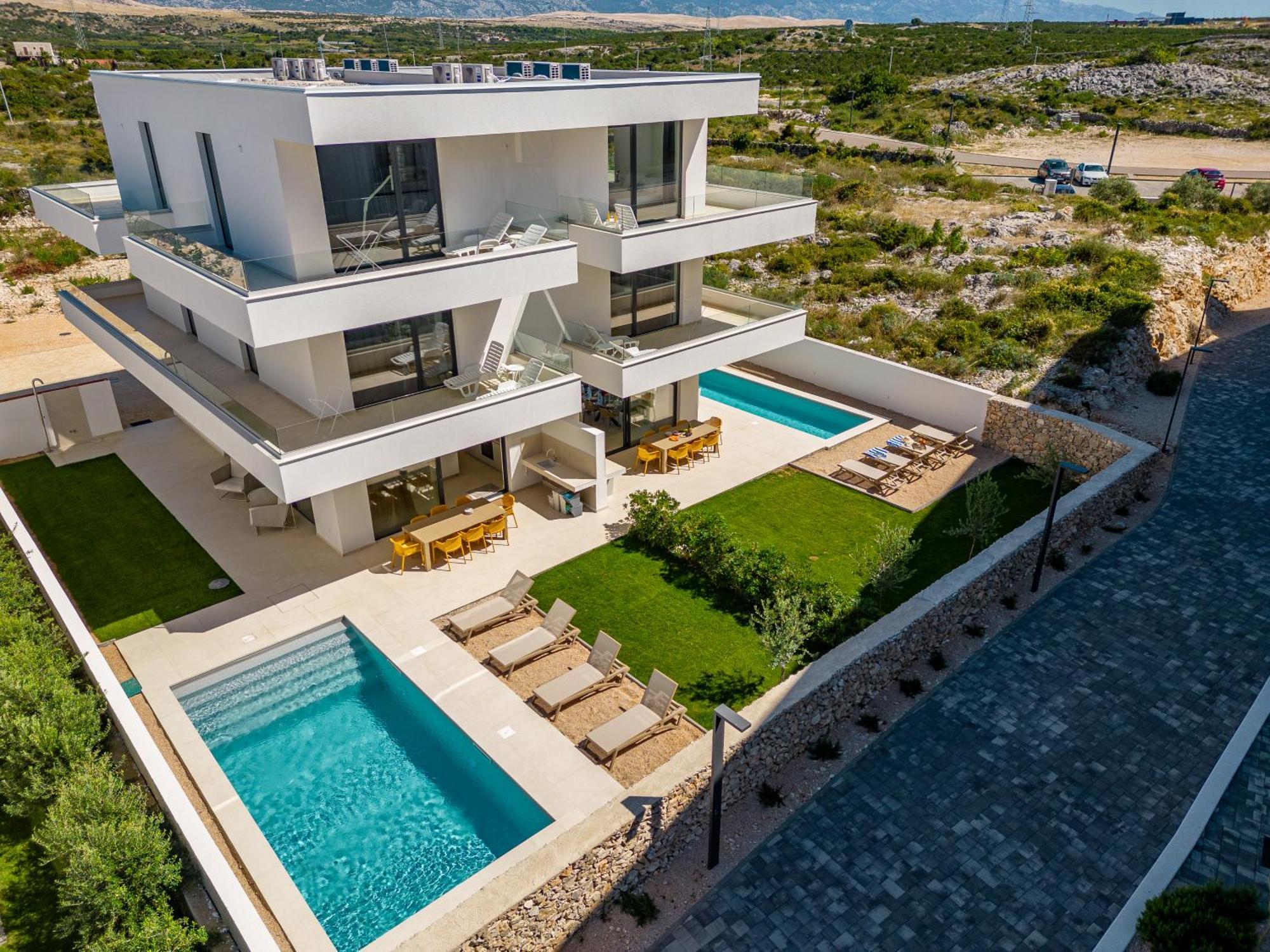 Villa Arenisca Novalja Buitenkant foto